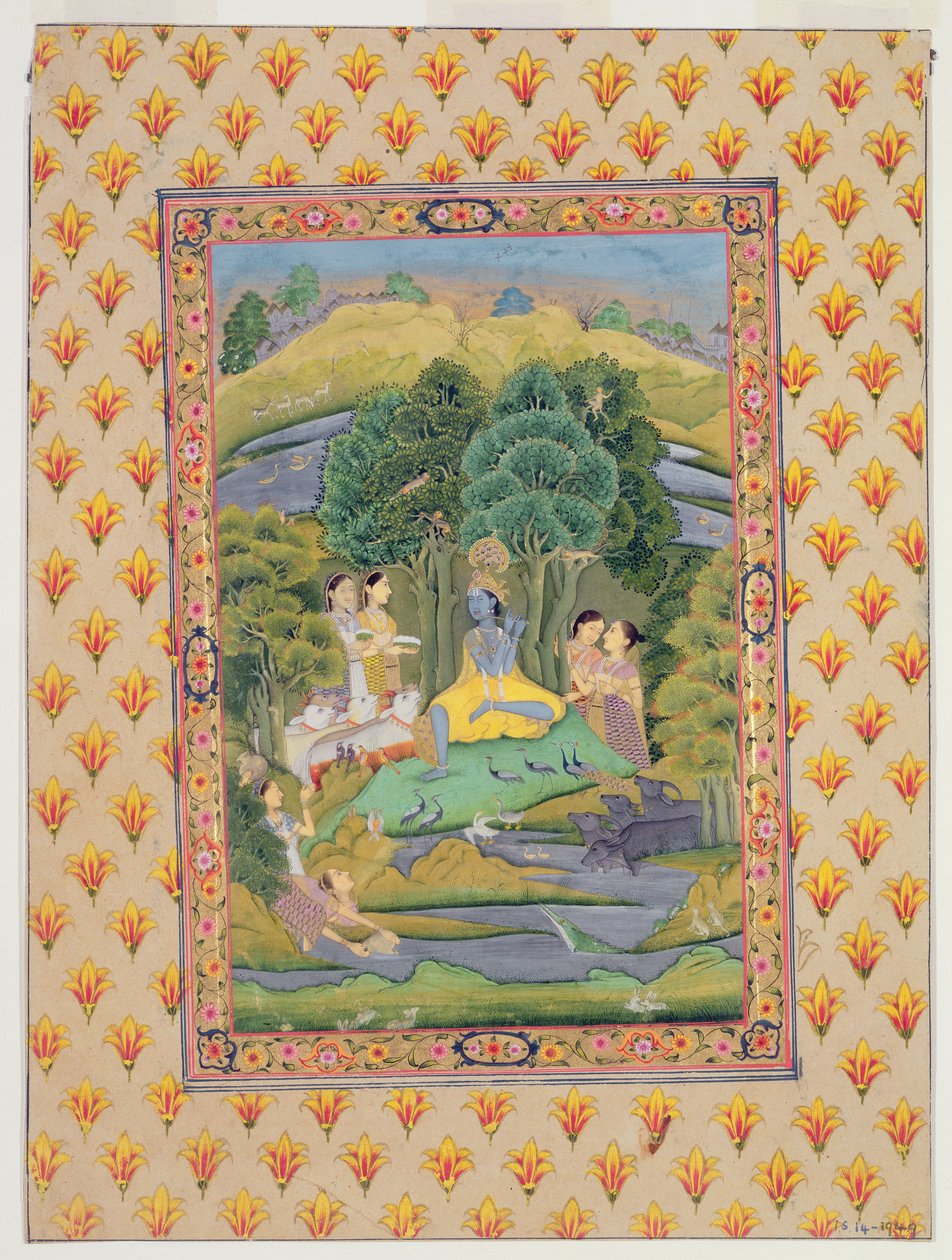 Krishna e as gopis de Indian School