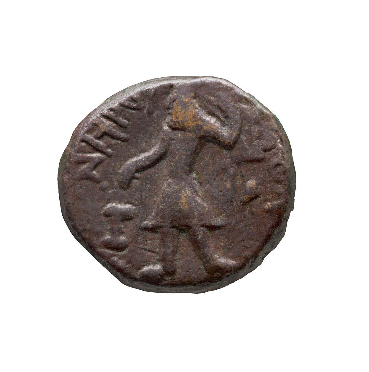 Kushan Coin, DC 127-155 (cobre) de Indian School