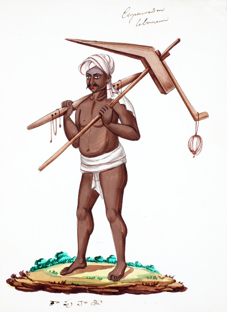 Trabalhador (wc no papel) de Indian School