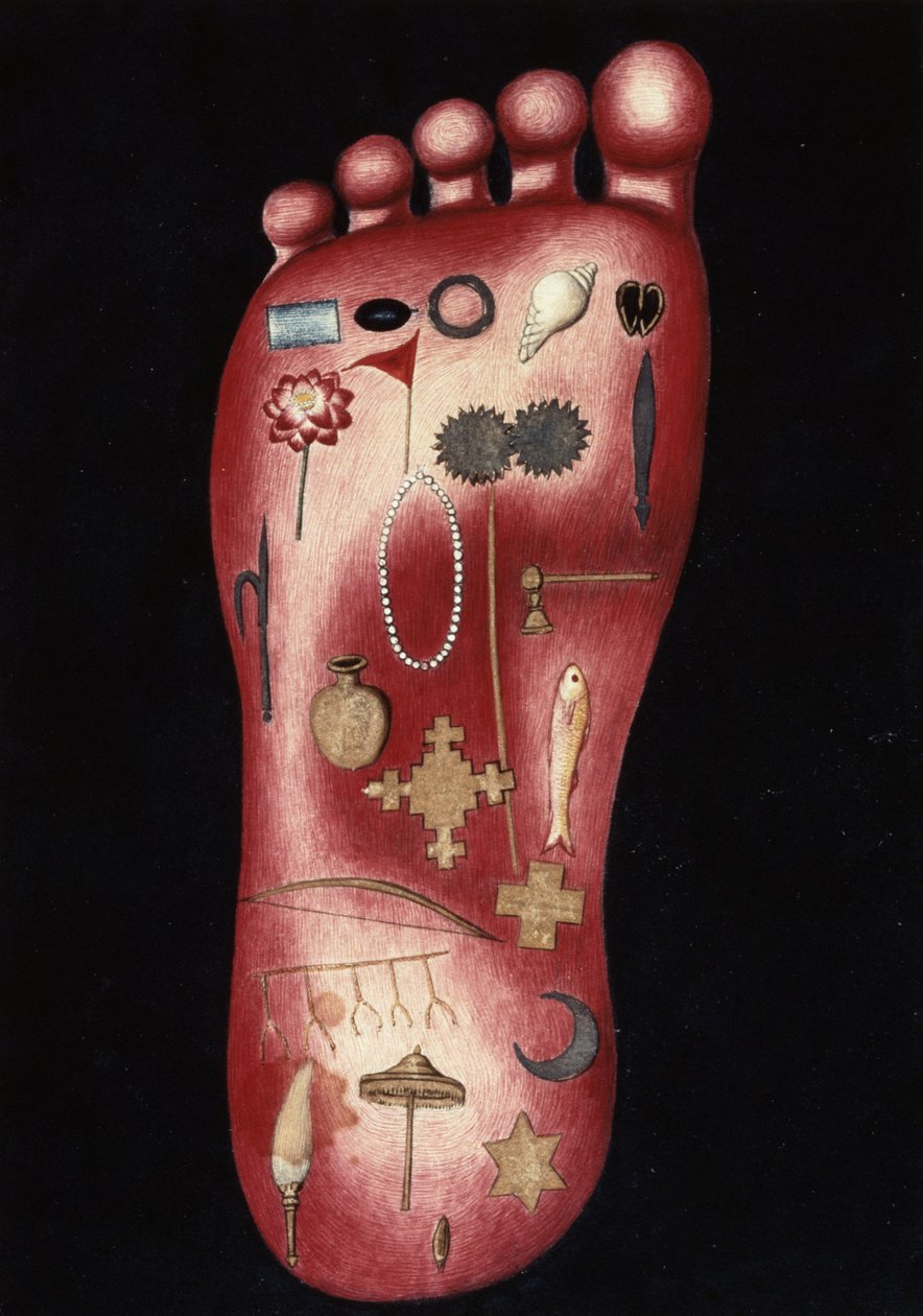 MSS EUR C 116/1 f.193r O pé de Rama, do épico hindu 