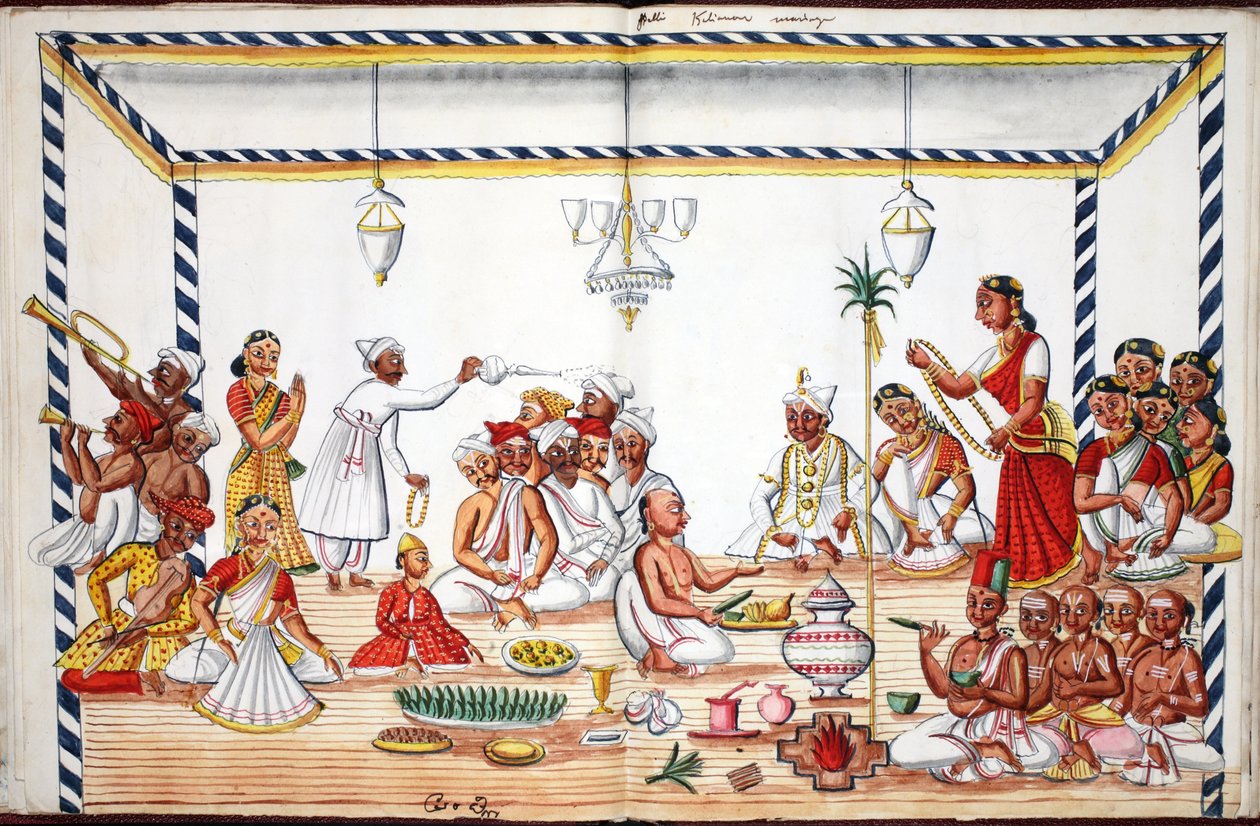 Cerimônia de casamento (wc no papel) (veja também 908420) de Indian School