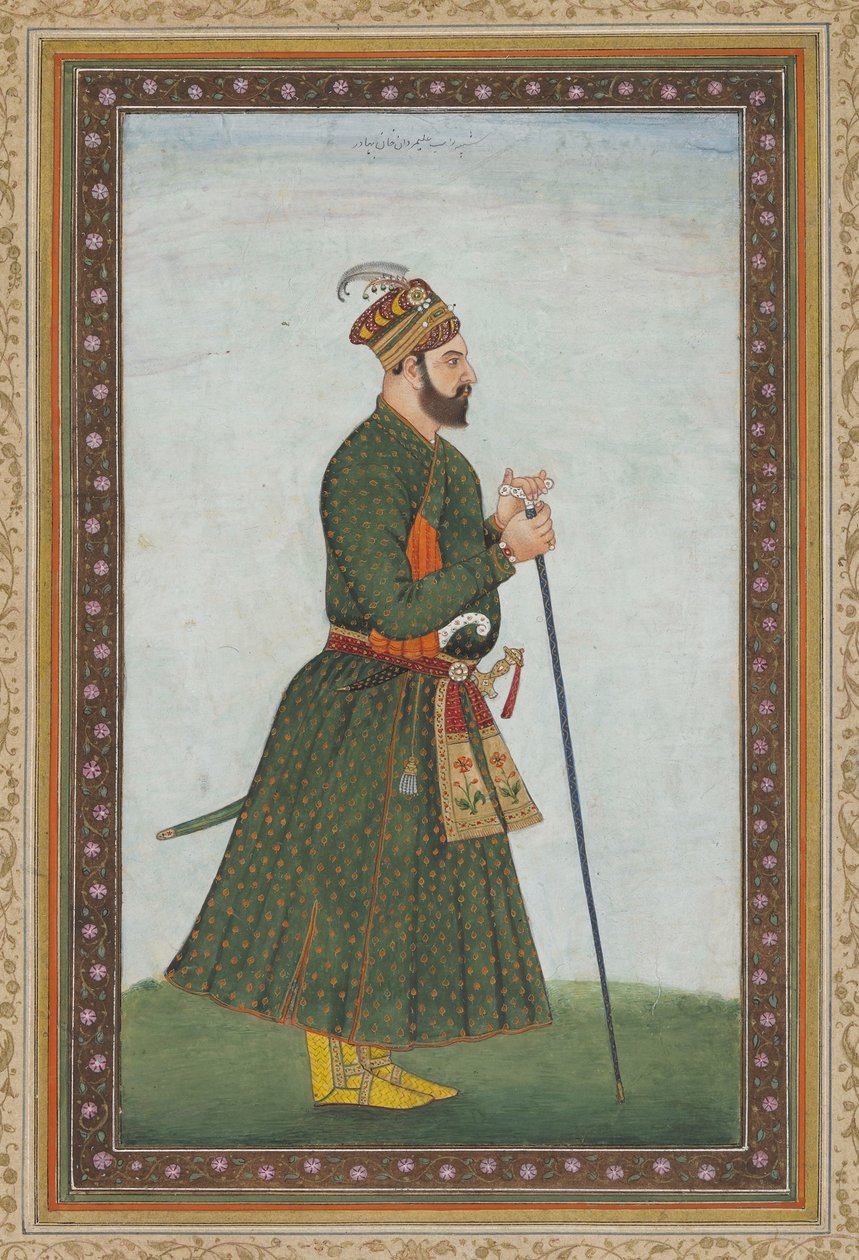 Nawab Ali-Mardan Khan, álbum separado do fólio, c.1900 de Indian School