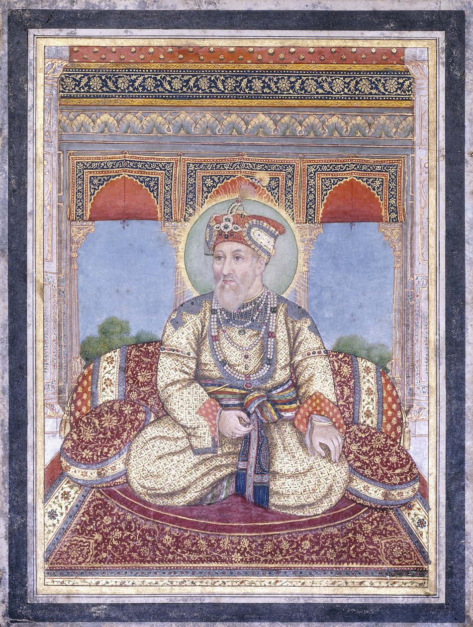 Retrato de Akbar Shah II, início do século XIX de Indian School