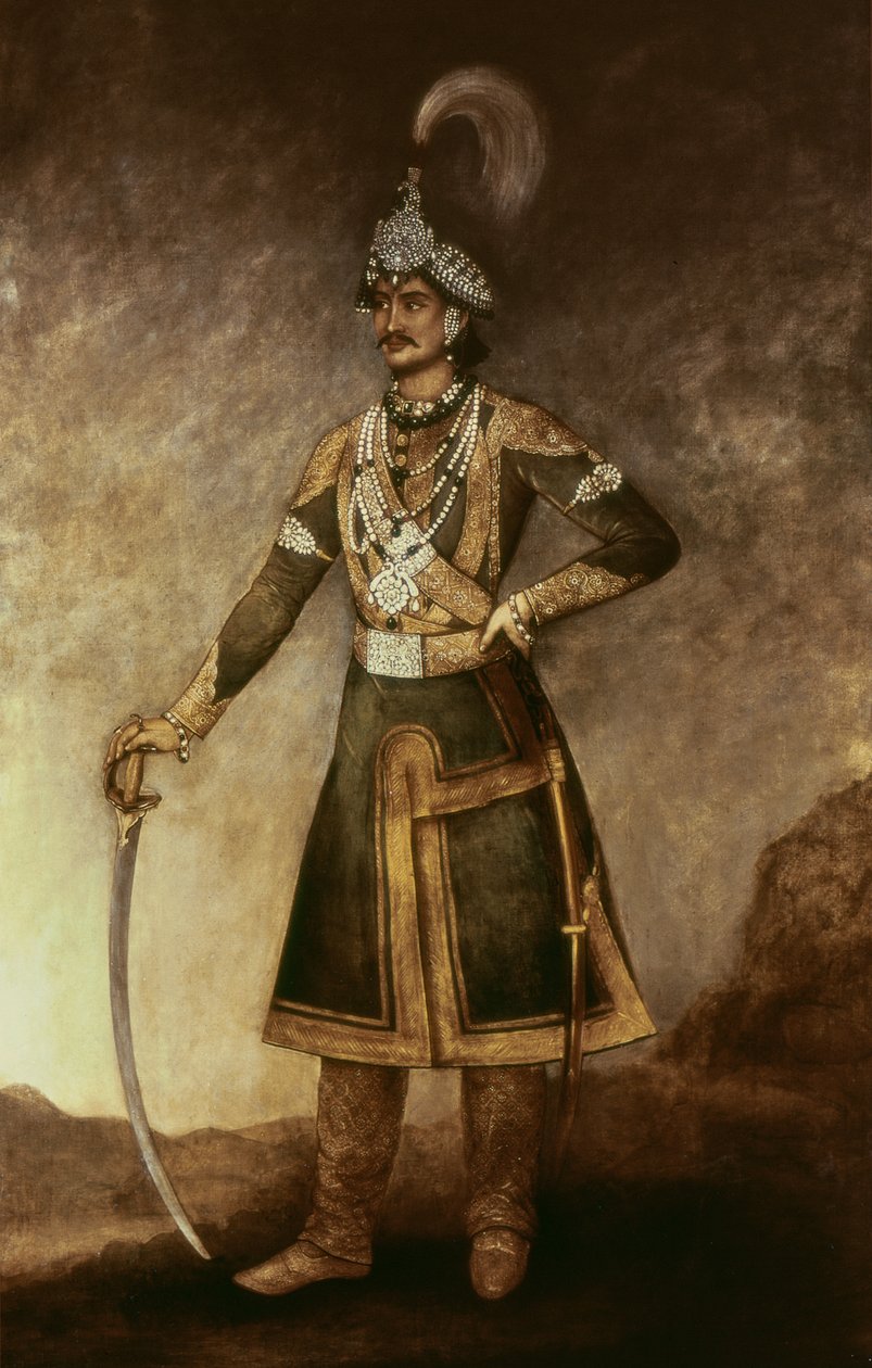 Retrato de Jung Bahadur Koowar Ranajee (1816-77) de Indian School