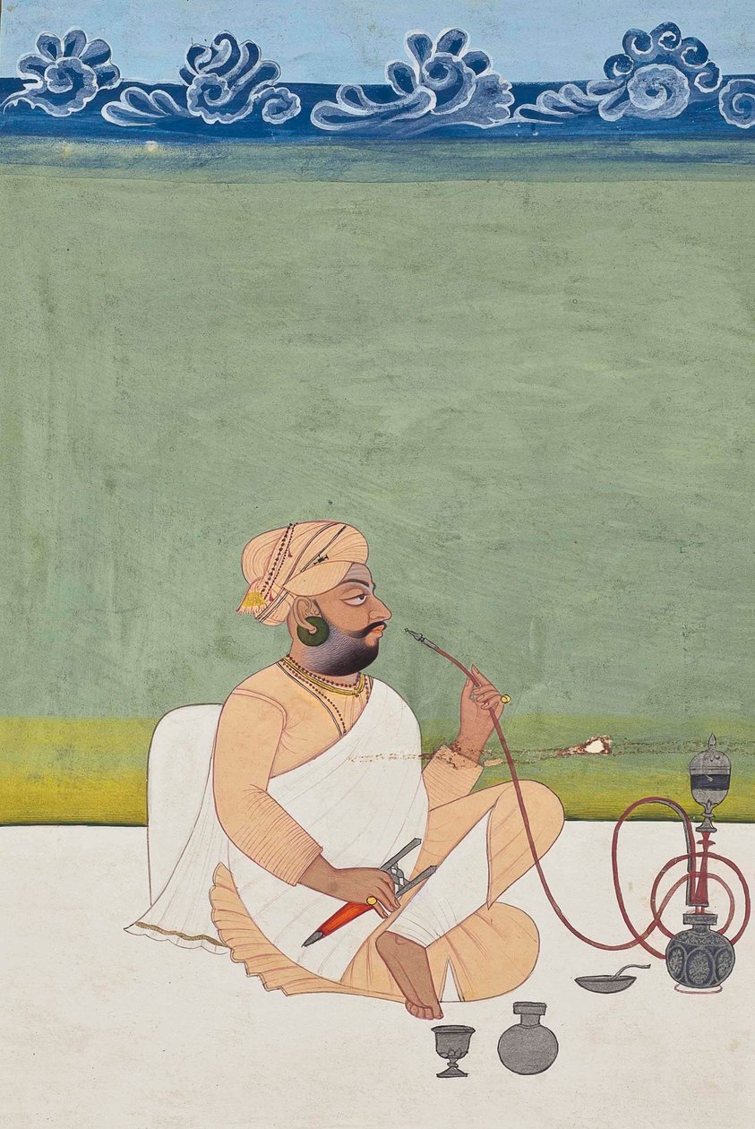 Retrato de um Khanphata Yogi, c.1800 de Indian School