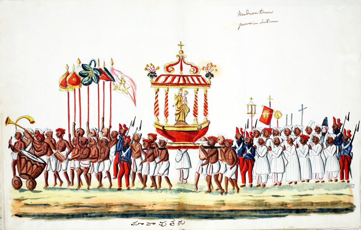 Procissão (wc no papel) de Indian School
