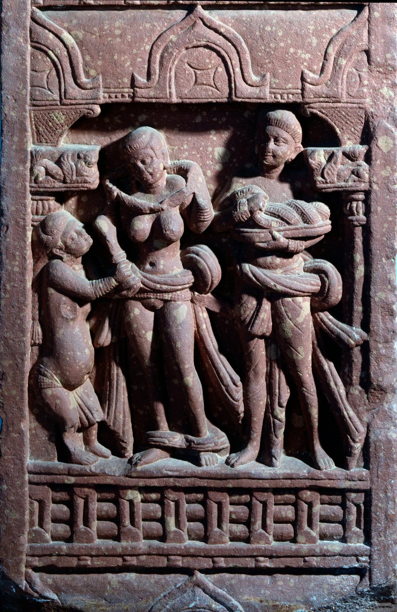 Sanita Sundari (escultura em arenito) de Indian School