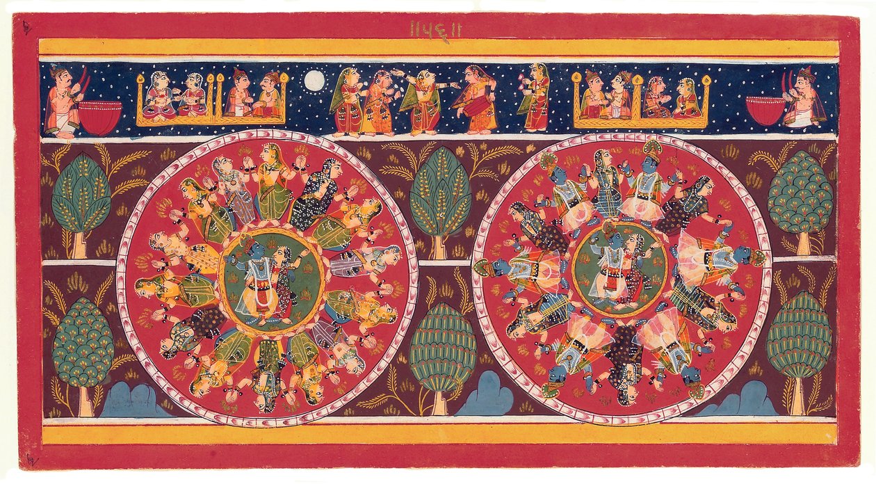 A dança eterna: Rasamandala, de Krishna dança com as vaqueiras de Indian School