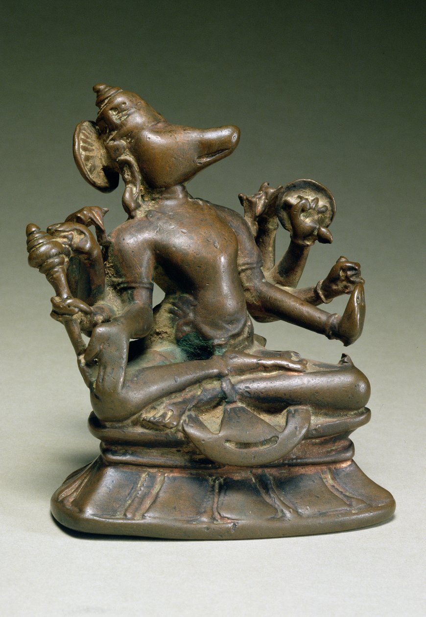 Varaha, Gurjara Pratihara, Tamil Nadu (bronze) de Indian School