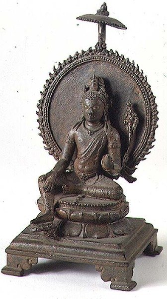 Vishnu, Pallava, Sul da Índia (bronze) de Indian School
