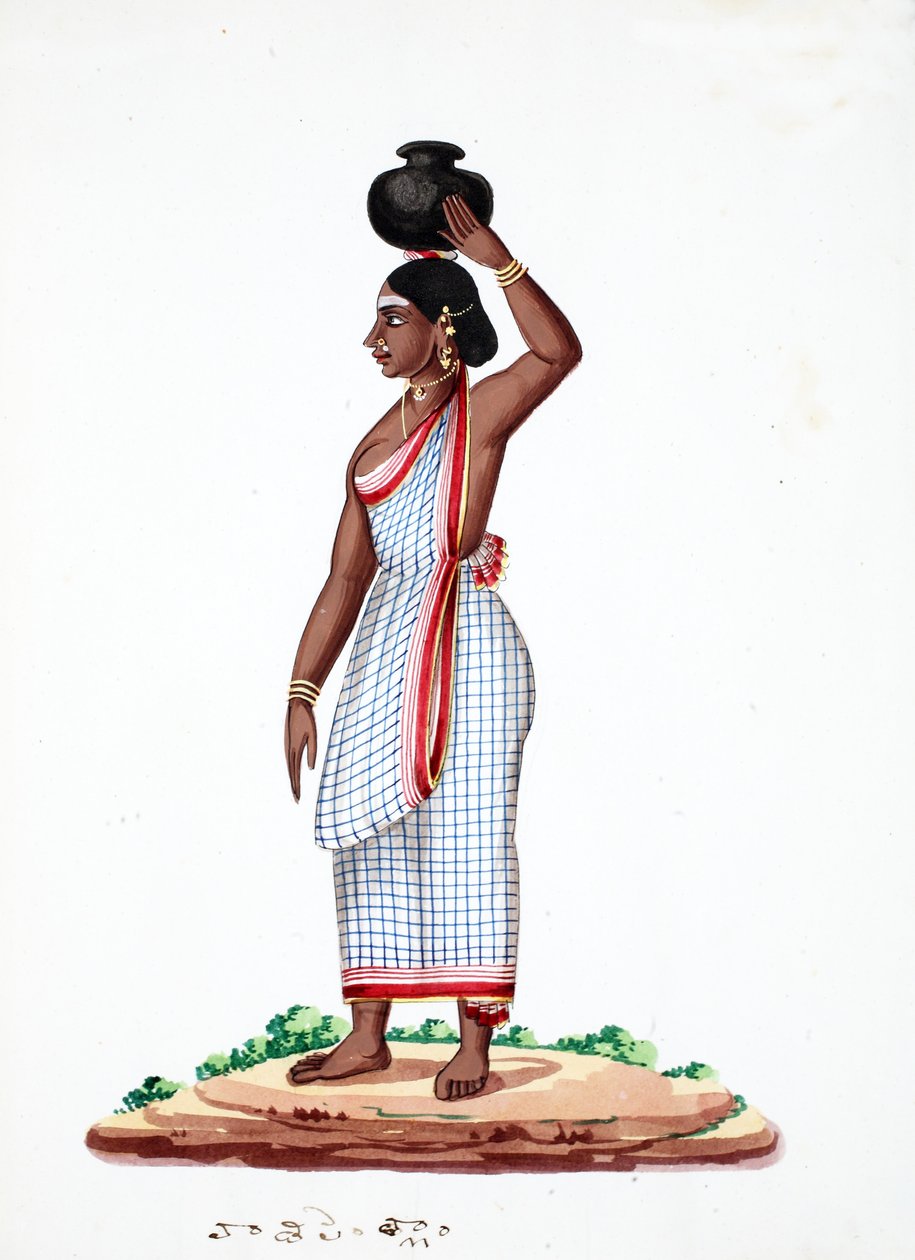 Portador de água (wc no papel) de Indian School