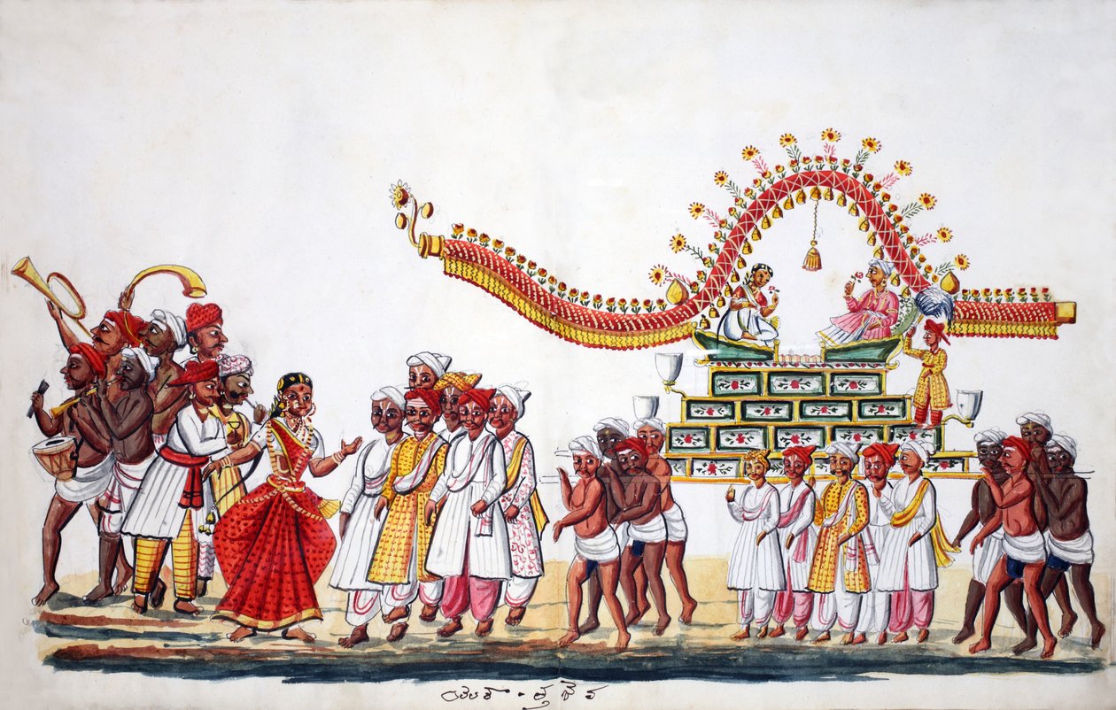 Cerimônia de casamento (wc no papel) (veja também 908425-6) de Indian School