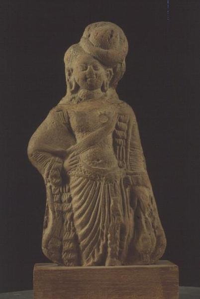 Yakshi, Ahichchhatra (terracotta) de Indian School