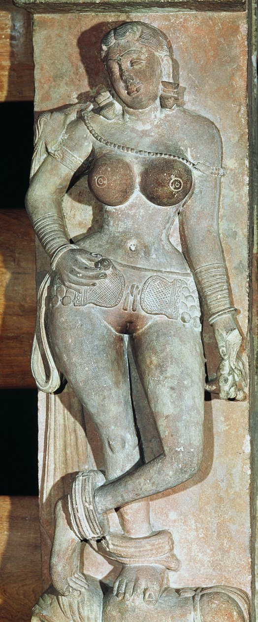 Yakshini, de um portão budista. Mathura, Pradesh total, período de Kusana (30-241 dC) de Indian School