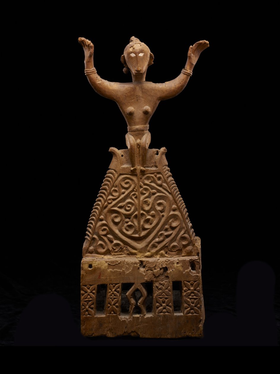 Altar representando o primeiro ancestral feminino (luli) de Indonesian School
