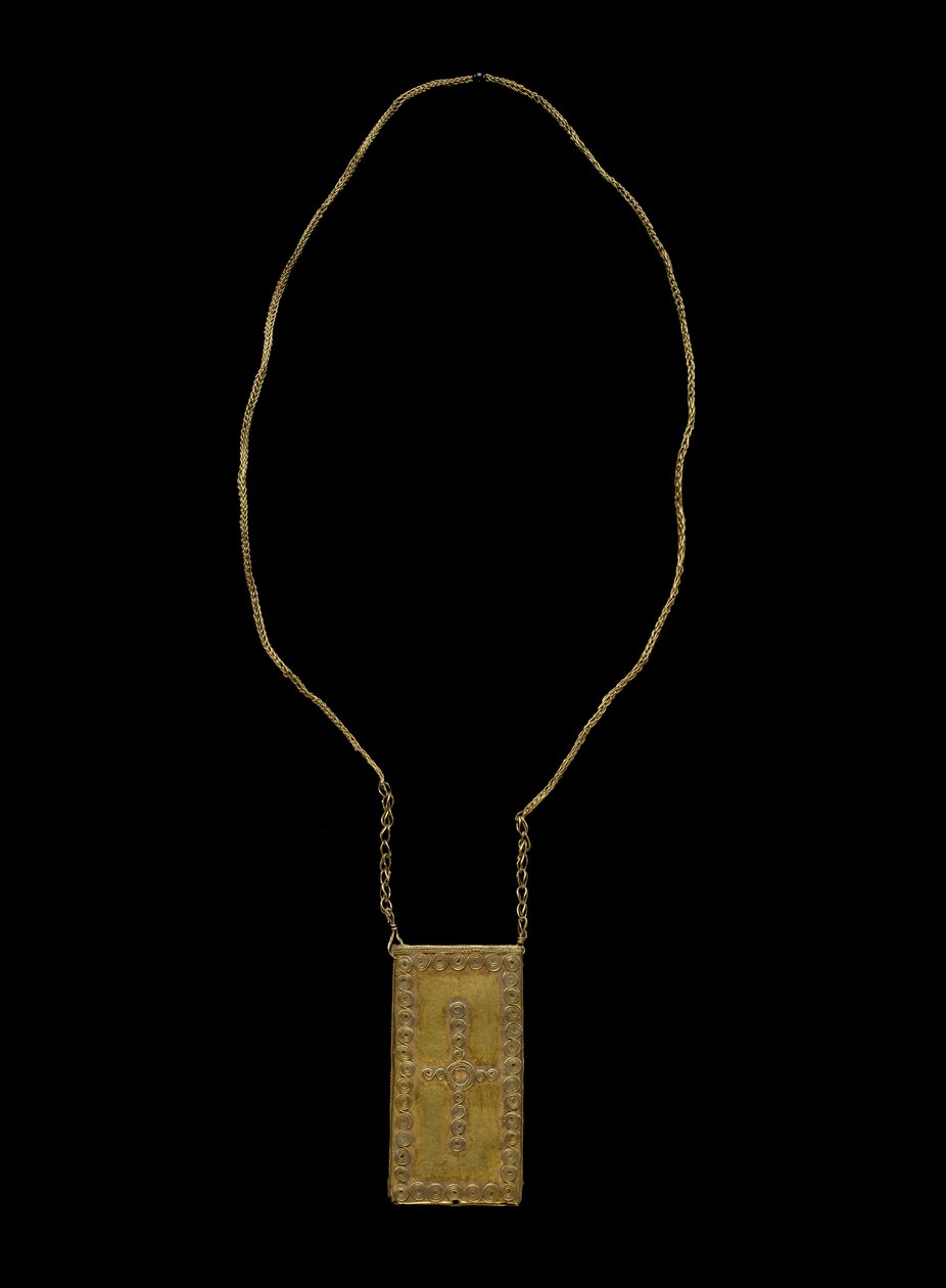 Pingente de Betel em Corrente, povo Ngada (ouro) de Indonesian School