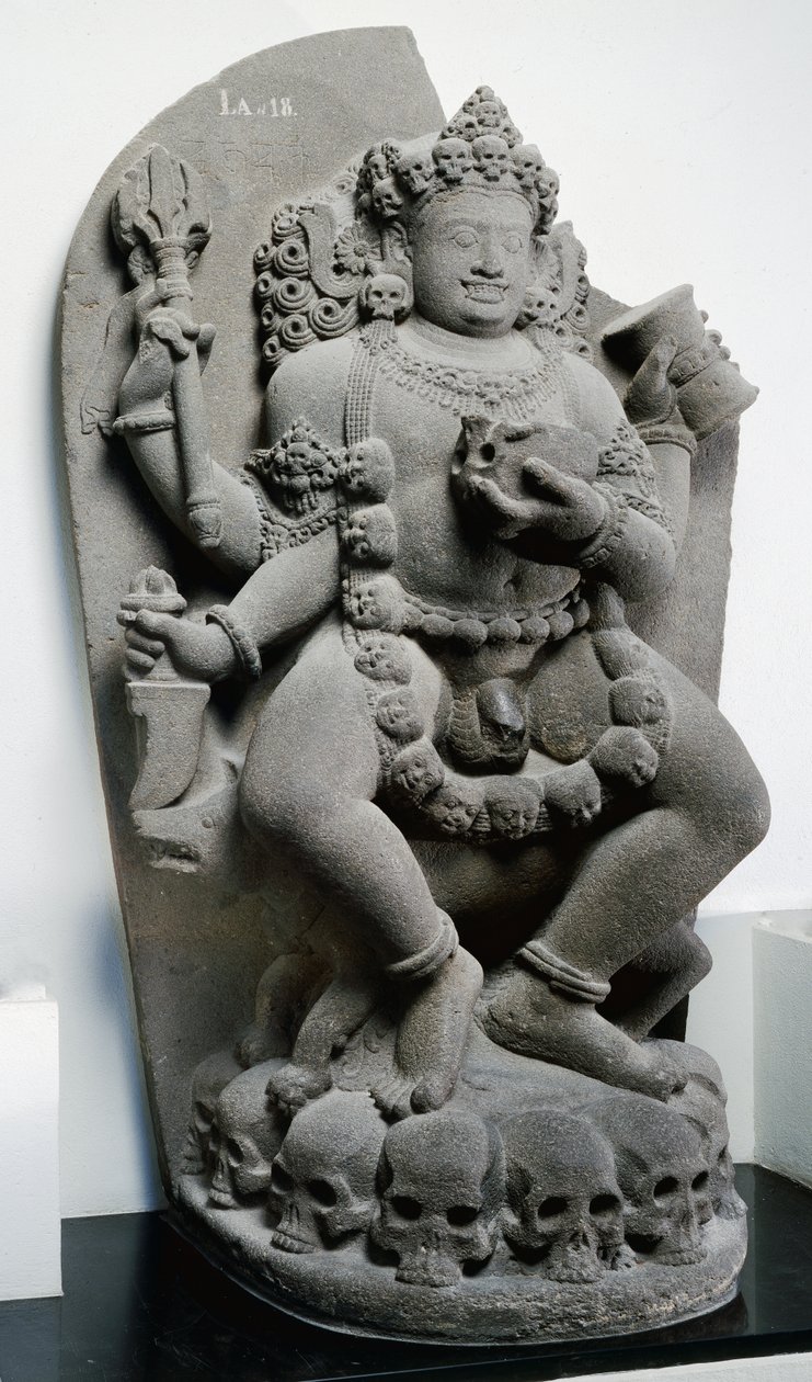 Bhairava, c.1300 (andesito) de Indonesian School