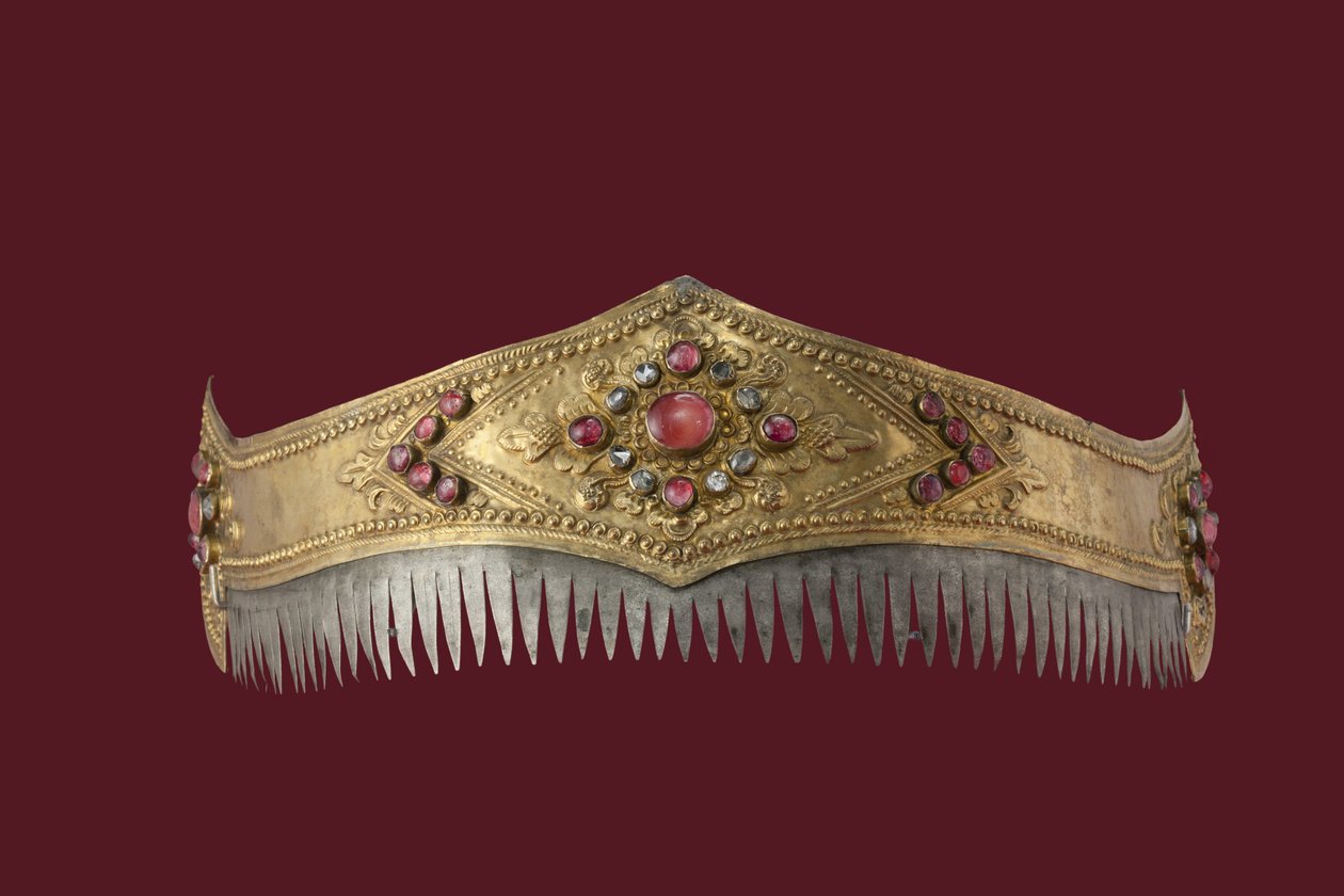 Coroa, Buleleng Regency (ouro, prata, rubis e diamantes) de Indonesian School