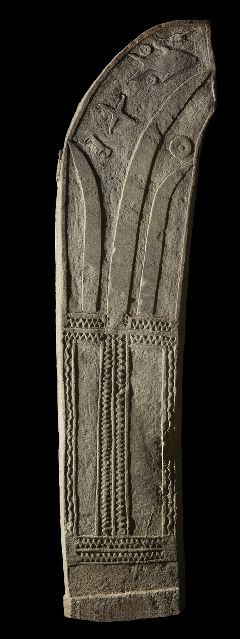 Pedra memorial ou lápide (penji reti), século 19 (pedra) de Indonesian School
