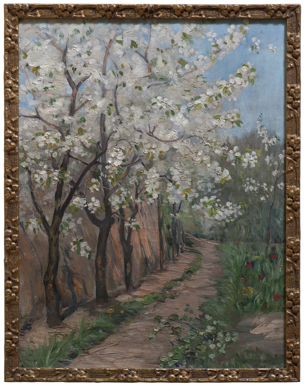 Cherry Blossom (óleo sobre tela) de Ingeborg Eggertz
