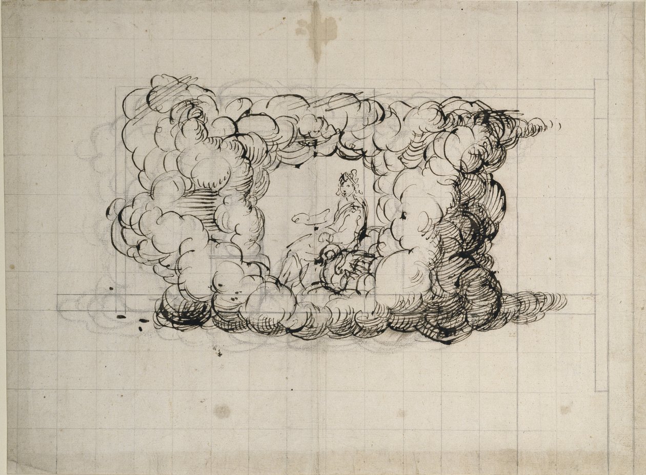 Desenho teatral de Inigo Jones