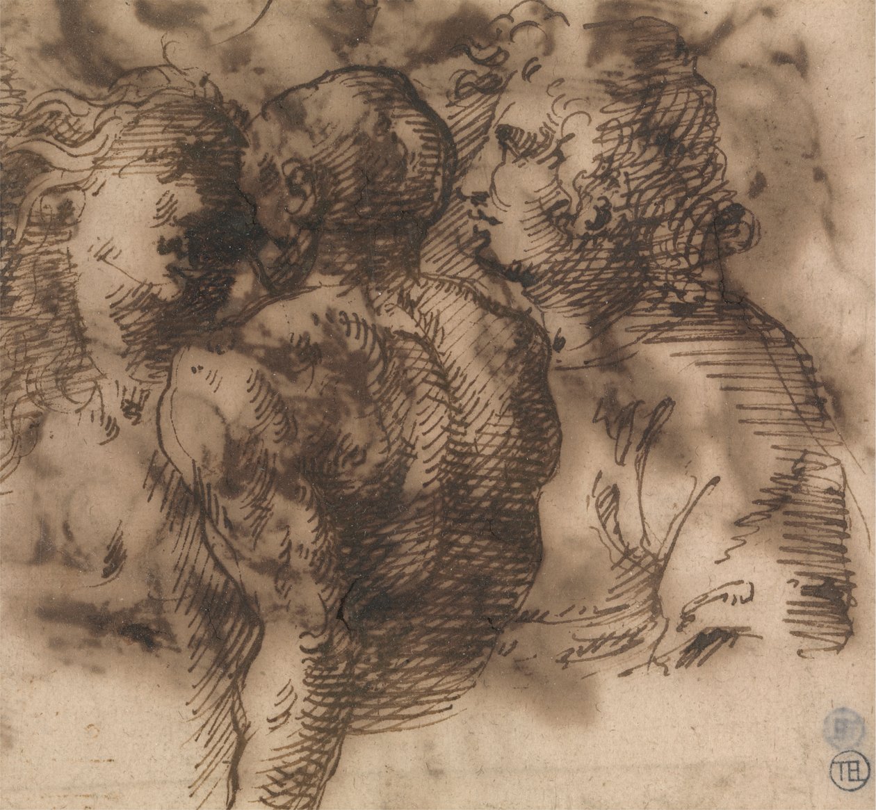Três figuras de meio comprimento de Inigo Jones