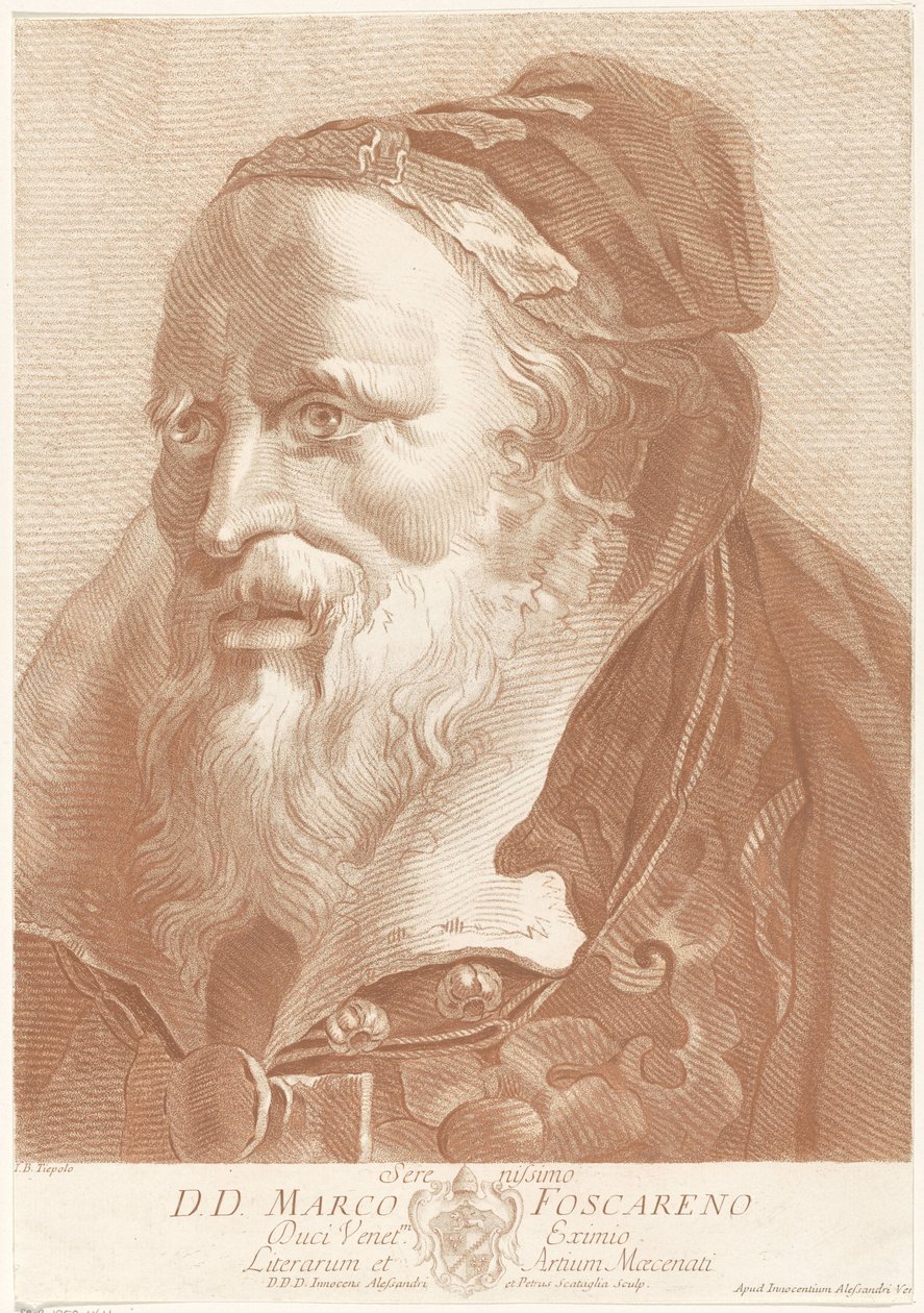 Retrato do doge Marco Foscarini de Innocente Alessandri