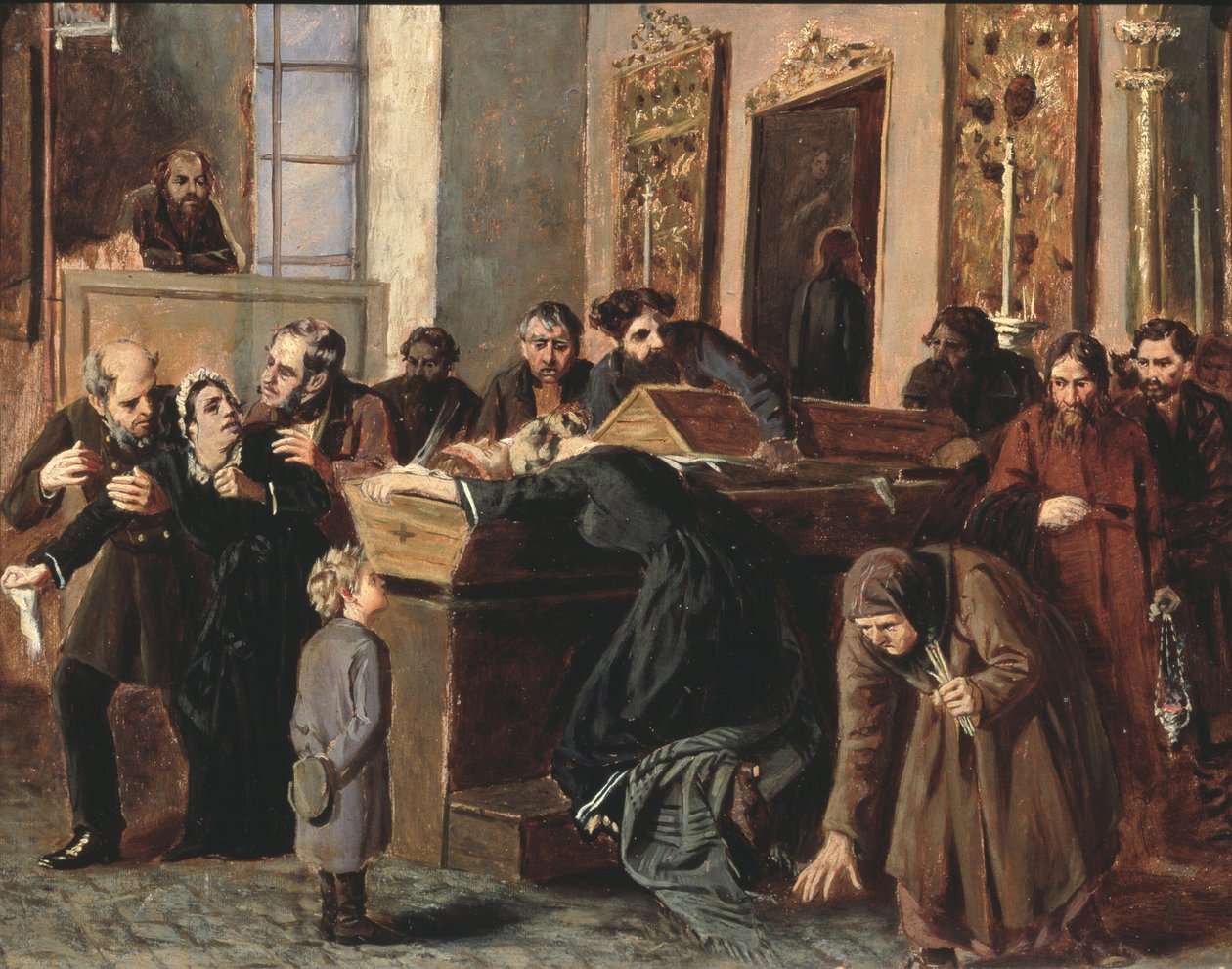 Adeus aos mortos, 1878 de Iosif Petrovich Volkov