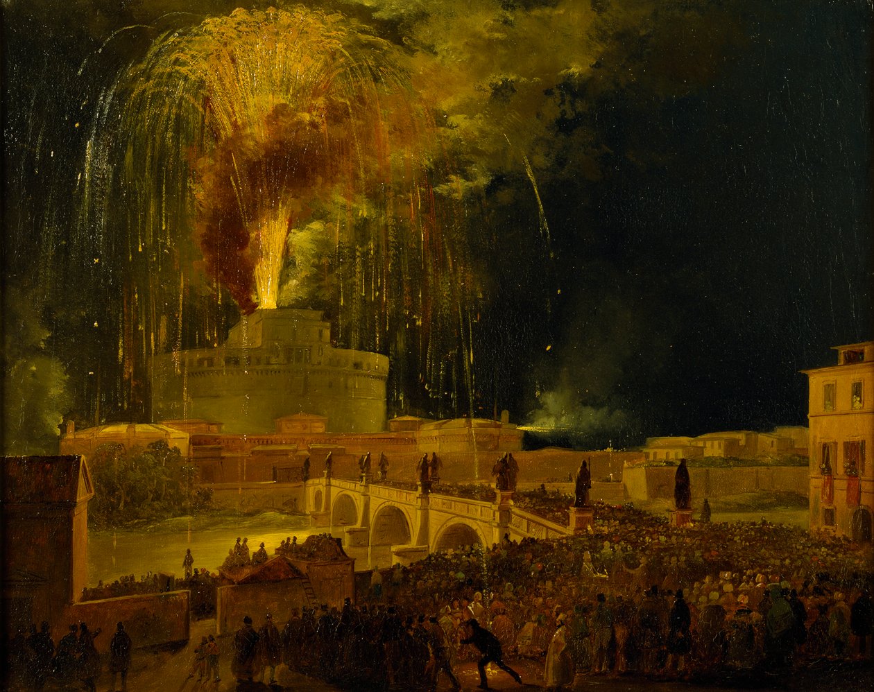 La Girandola: Fogos de artifício em Castel Sant
