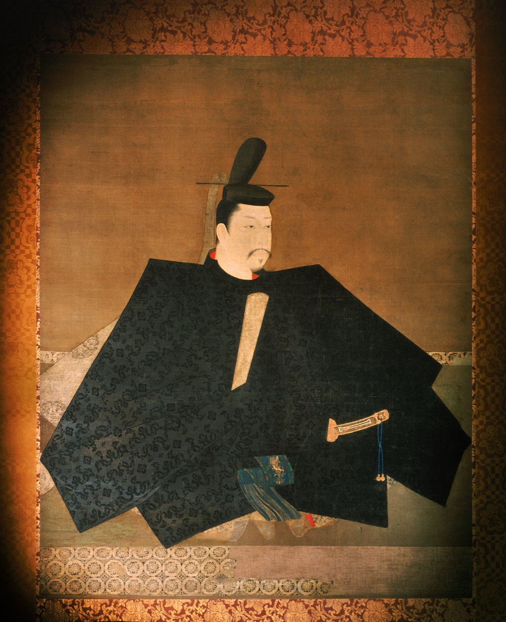 Retrato do Shogun Minamoto Yoritomo num templo budista, 2005 (foto) de Ira Block