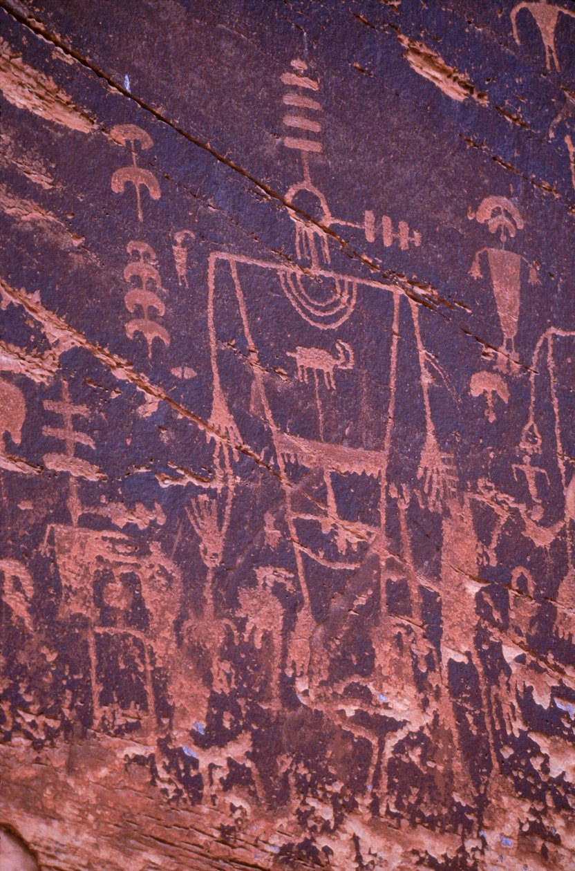 Arte rupestre Anasazi - O Utah é muito rico em ruínas e arte rupestre Anasazi. de Ira Block