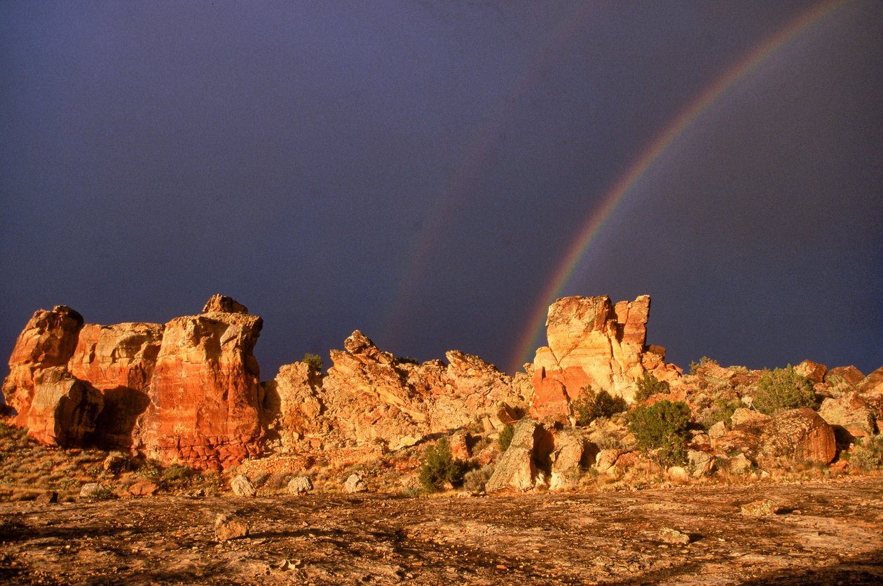 Antigo sítio Anasazi, Castle Rock, Colorado de Ira Block