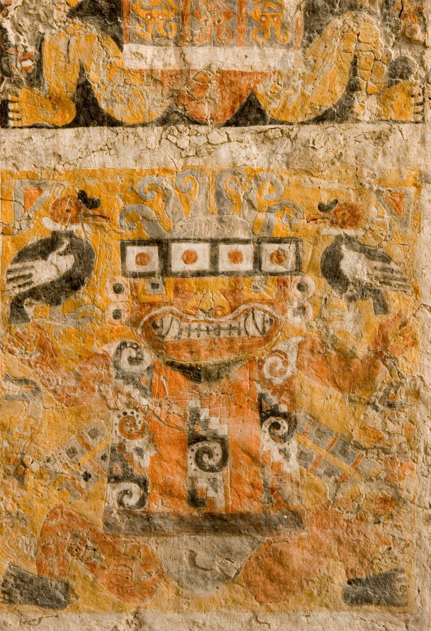 Na Huaca El Brujo, o principal enterramento no canto noroeste de El Brujo, 2005 (foto) de Ira Block