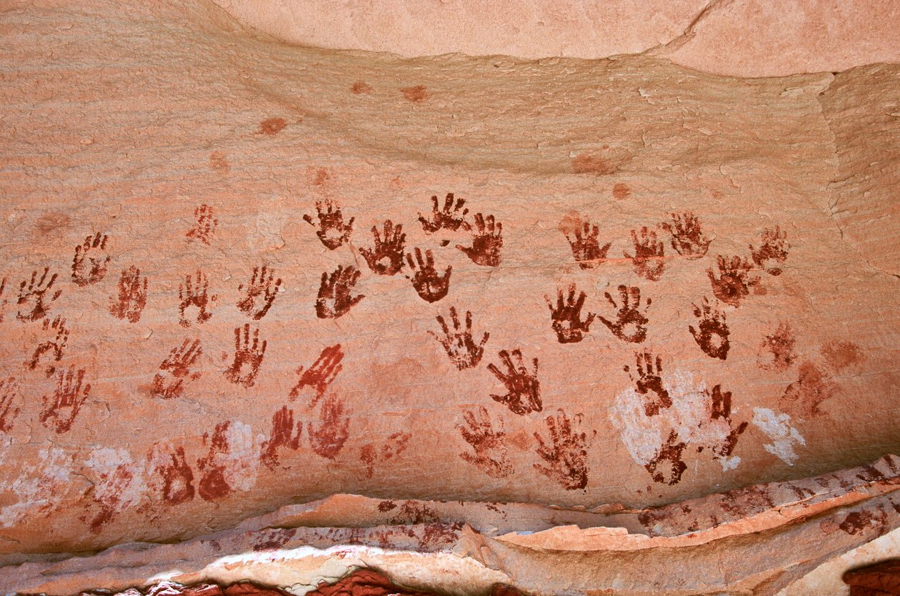 Arte rupestre dos Anasazi e de outros povos primitivos das Quatro Colinas. de Ira Block