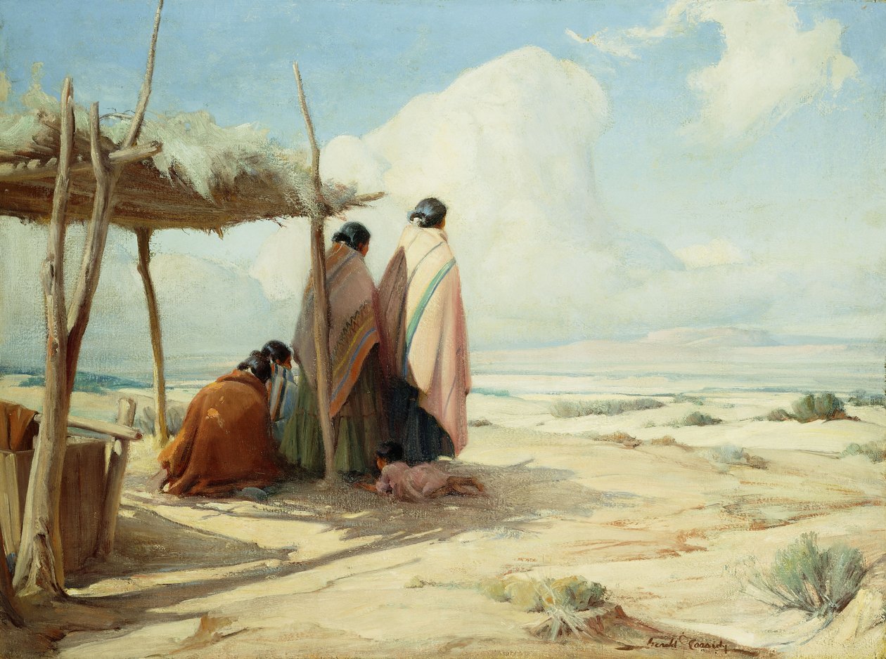 Reverência pela terra de Ira Diamond Gerald Cassidy