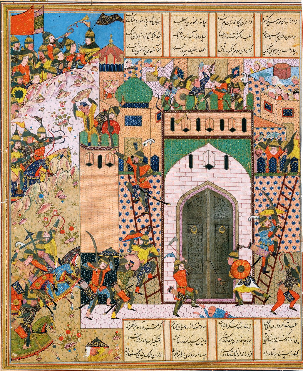 Xá Anushirvan captura a fortaleza de Saqila de Iranian Master