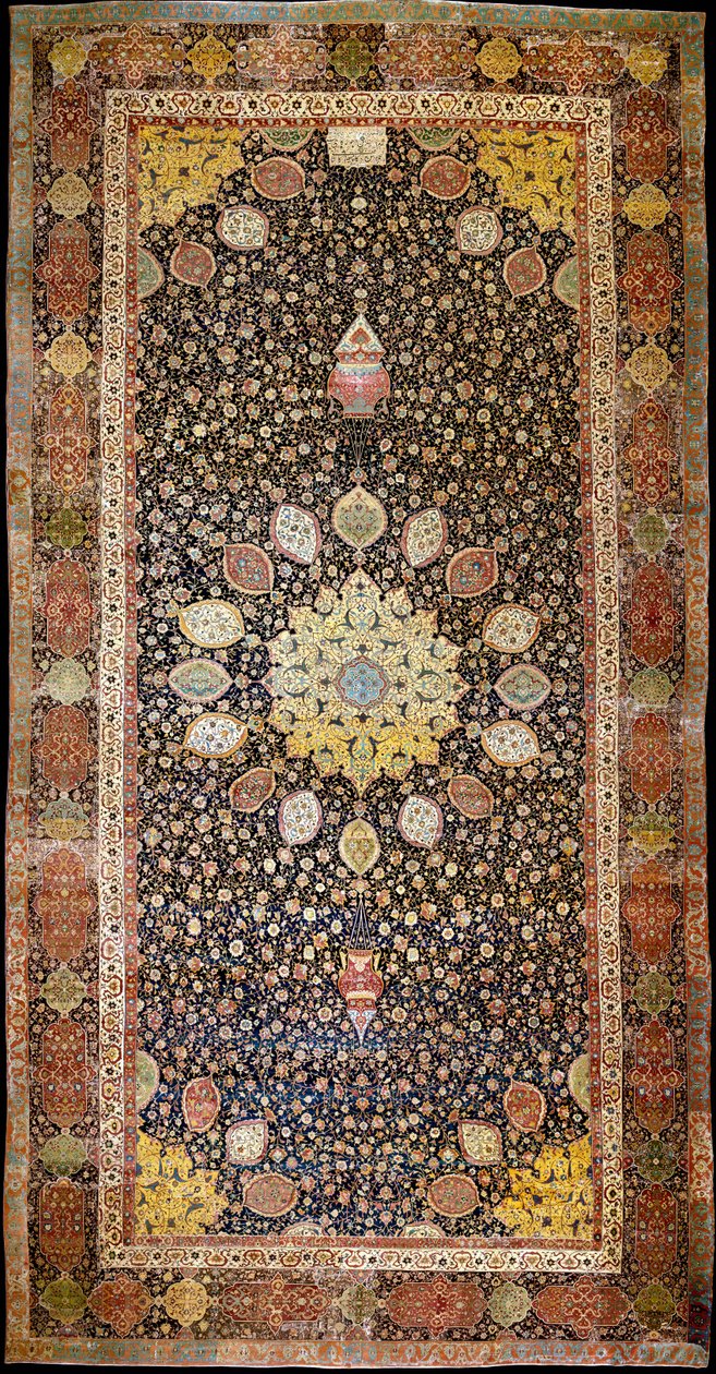 O tapete de Ardabil, c.1540 de Iranian Master