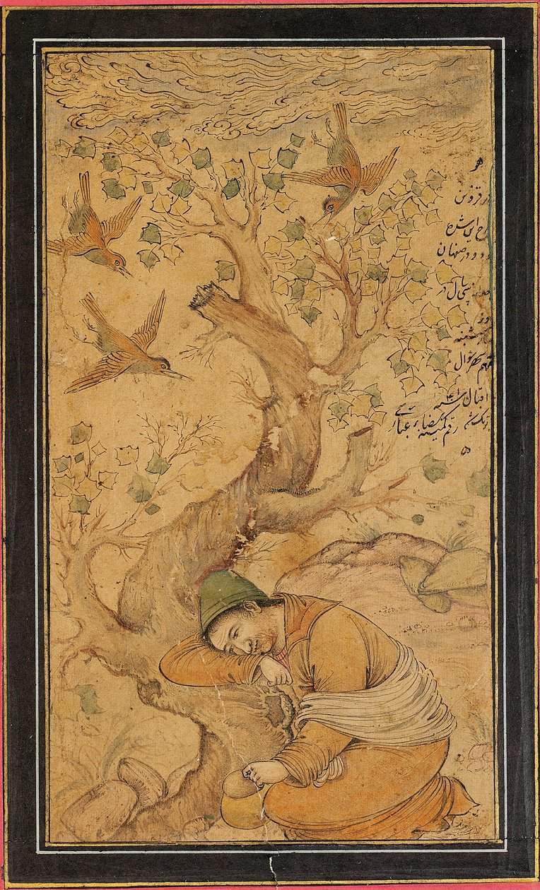 Um mendigo abandonado de Iranian School