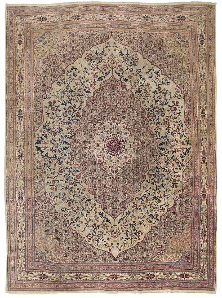 Tapete Haji Jalili Tabriz, século XIX (lã) de Iranian School