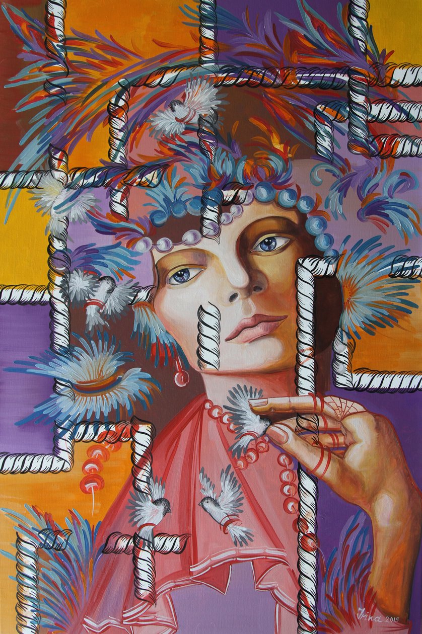 Chapéu de penas, 2015 de Irina Corduban