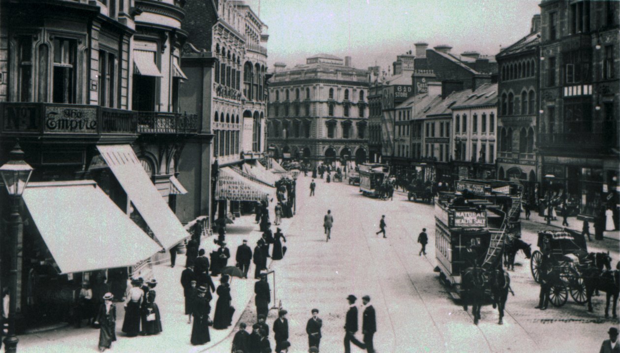 Praça do Castelo, Belfast, c.1902 de Irish Photographer
