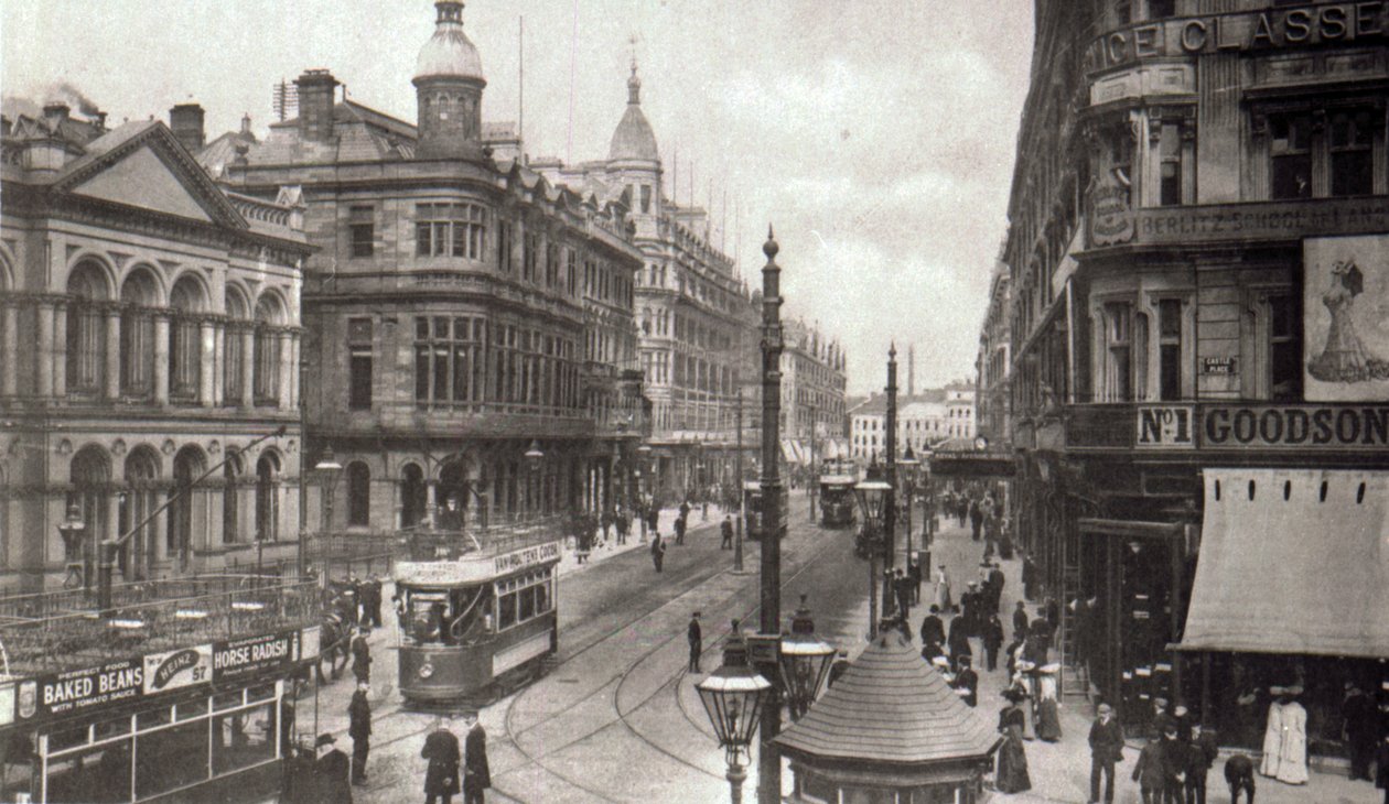 Avenida Real, Belfast, c.1900 de Irish Photographer