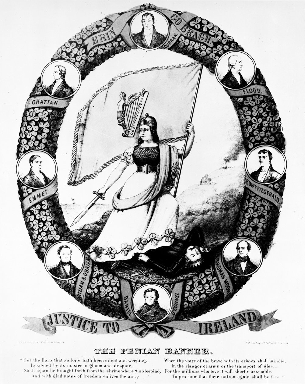 O banner da Feninan, de Irish School