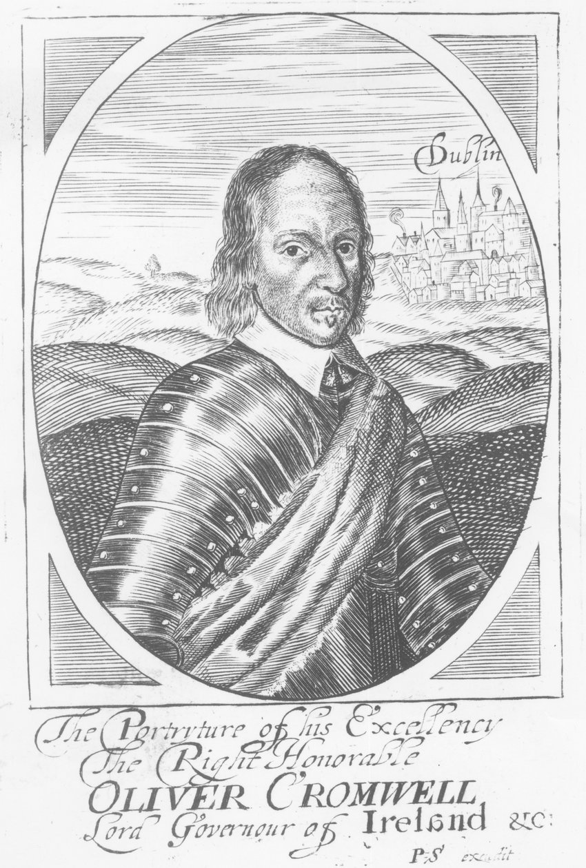 Oliver Cromwell (1599-1658) c.1650 de Irish School