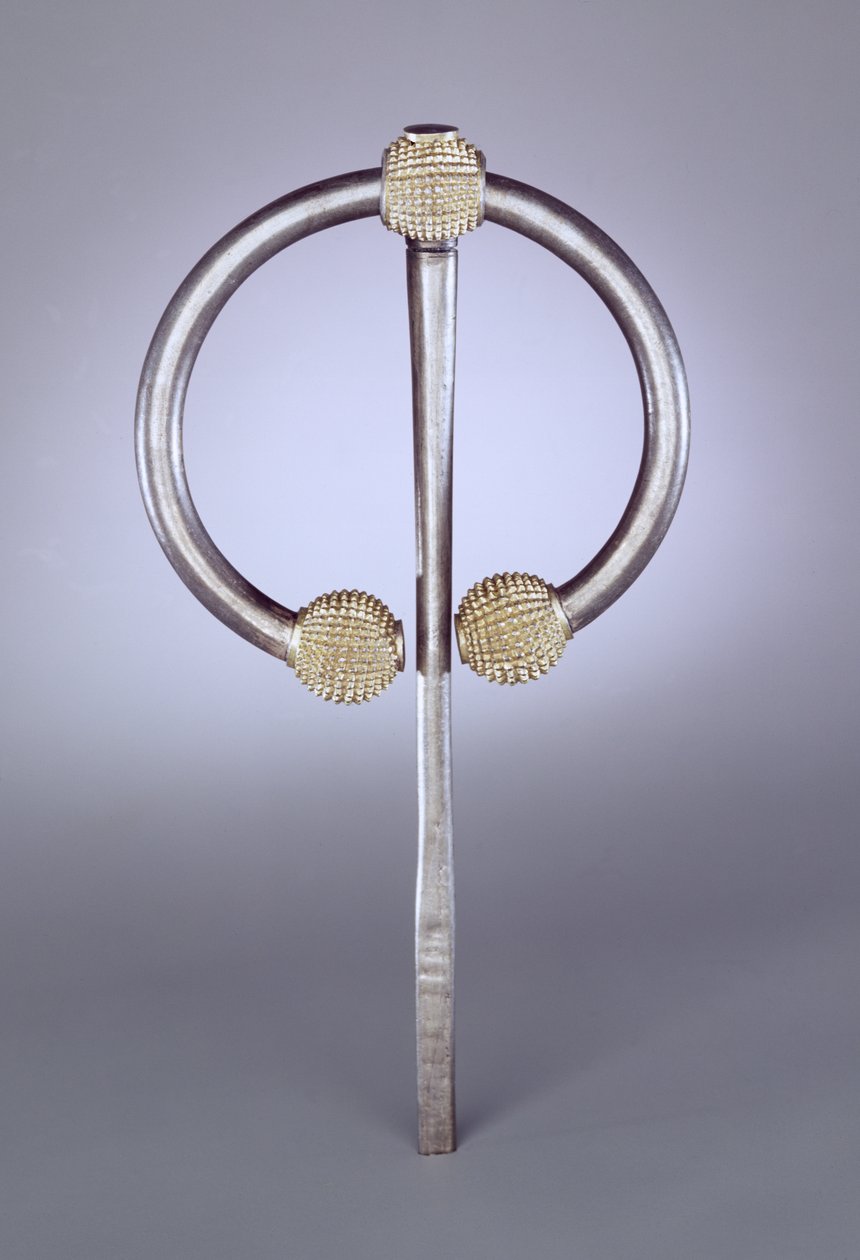 Broche de Cardo, Período Viking (prata dourada) de Irish School