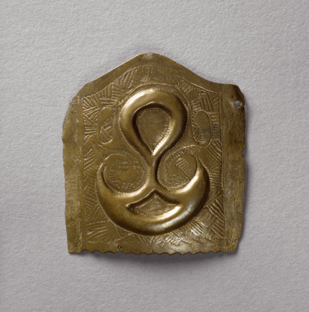 Parte da bainha da Espada Standlake, 300-270 aC (liga de cobre e ferro) de Iron Age