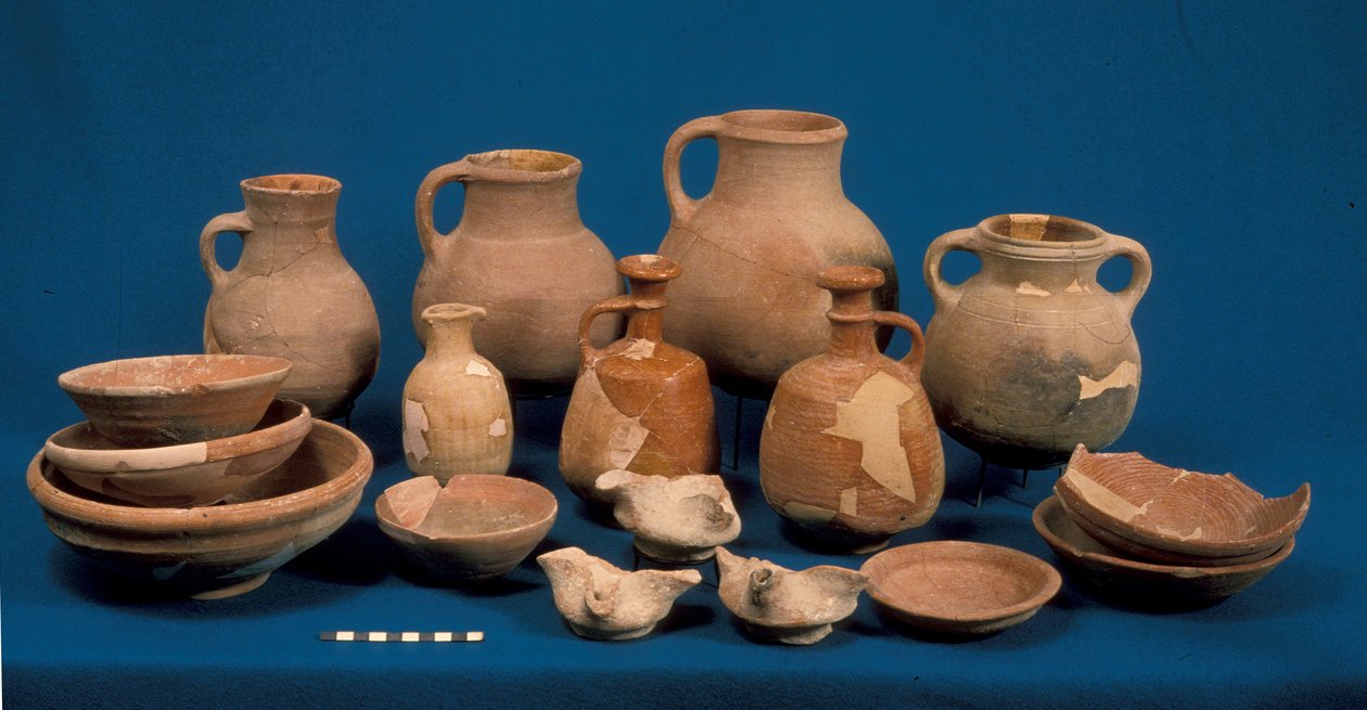 Cerâmica, cerâmica da cidade de David de Iron Age
