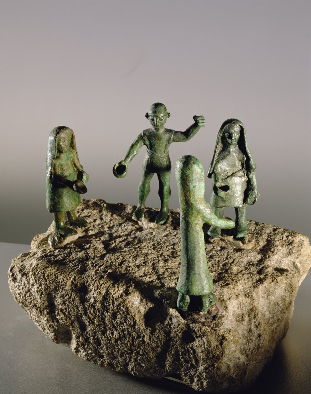 Santuário votivo de culpa (bronze) de Iron Age