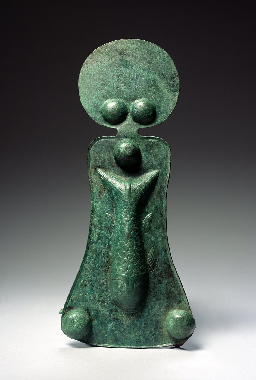 Protetor de nariz de cavalo asiático ocidental (bronze) de Iron Age