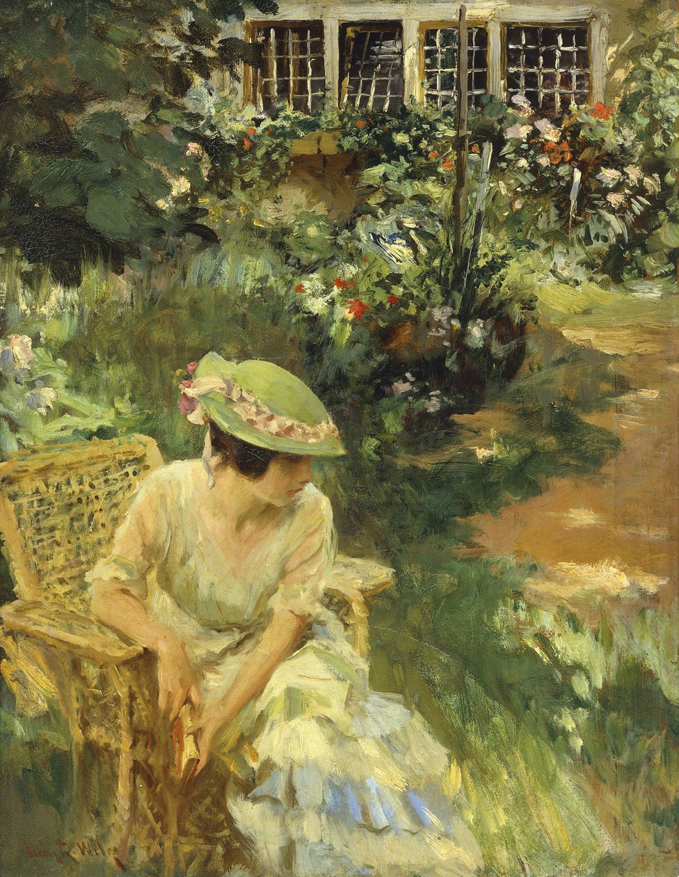 No Jardim de Irving Ramsay Wiles